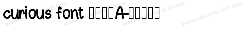 curious font 作者二栋A字体转换